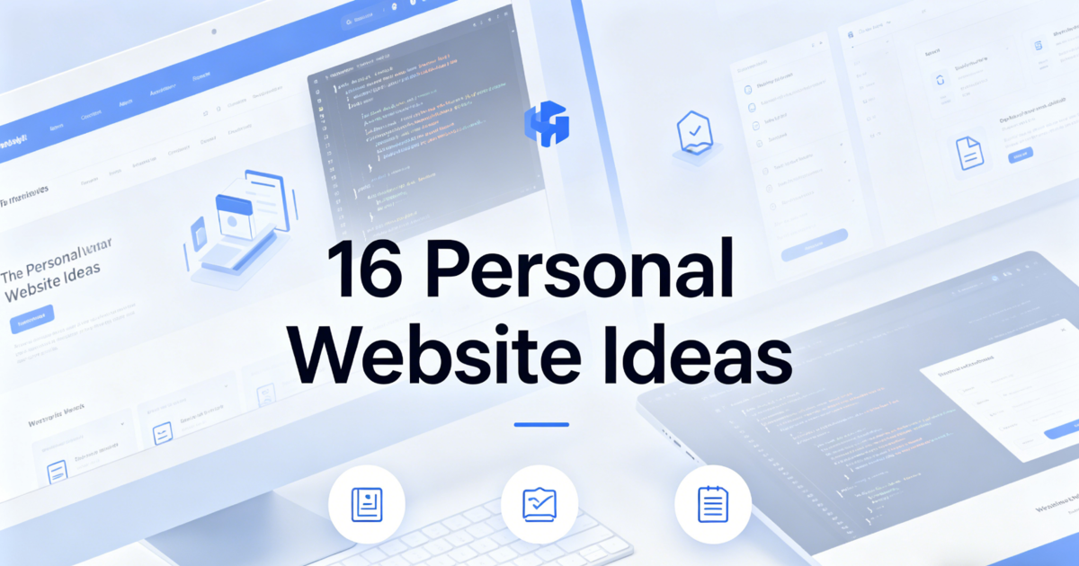 16 Personal Website Ideas for 2026: The Practical Guide