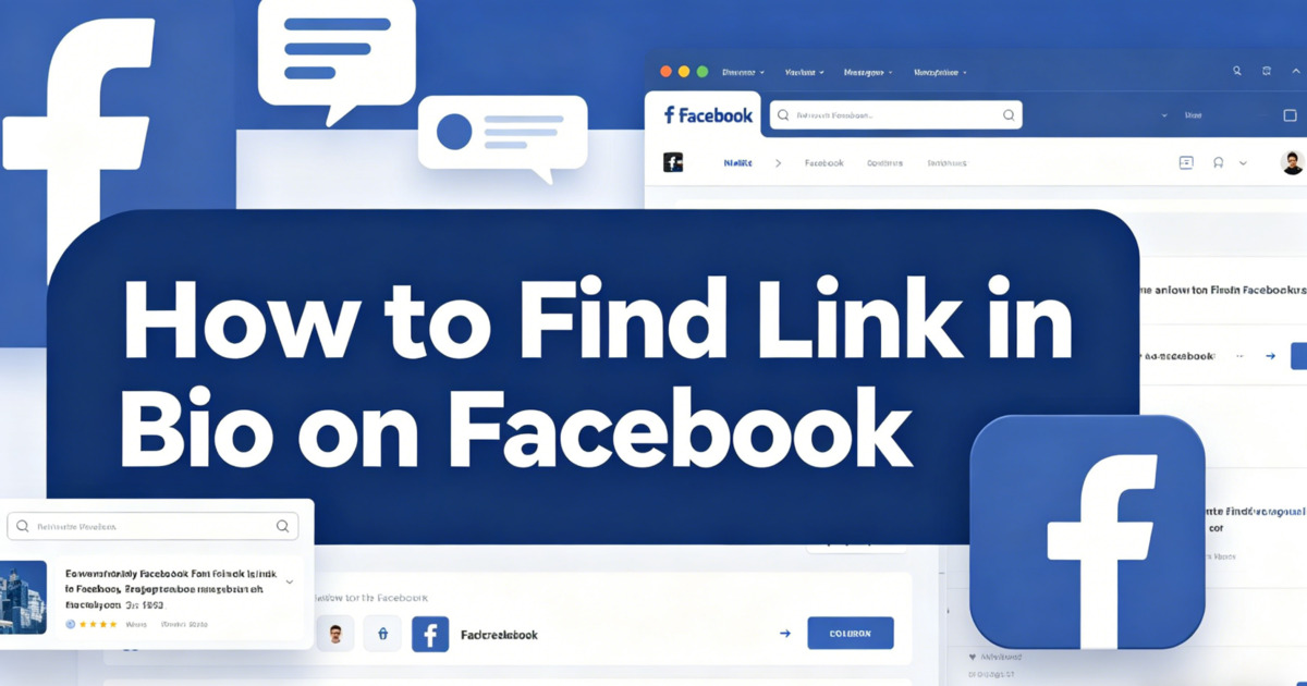 How to Find Link in Bio on Facebook: A Complete Guide for App & Desktop