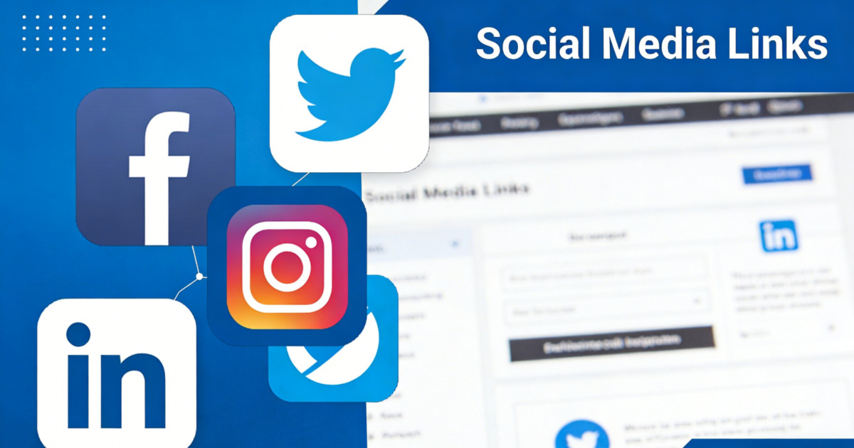 Social Media Links: Why They Matter and How to Use Them Effectively